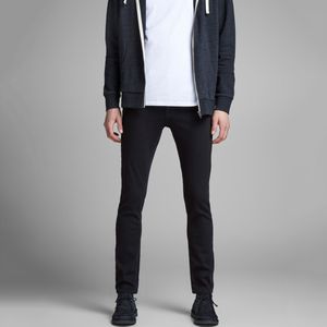 Stretch slim jeans Jjiglenn JACK & JONES. Katoen materiaal. Maten W30 - Lengte 34. Zwart kleur