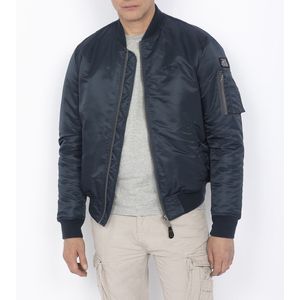 Jasje in bomber stijl Airforce SCHOTT. Nylon materiaal. Maten L. Blauw kleur