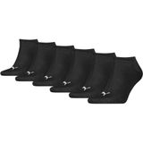 Set van 6 paar sokken PUMA. Katoen materiaal. Maten 39/42. Zwart kleur