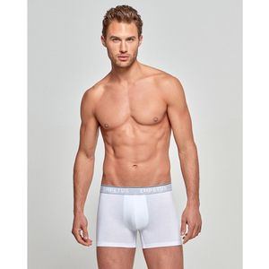 Effen boxershort in bio katoen IMPETUS. Katoen materiaal. Maten L. Wit kleur