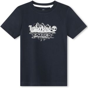 T-shirt met korte mouwen TIMBERLAND. Katoen materiaal. Maten 12 jaar - 150 cm. Blauw kleur