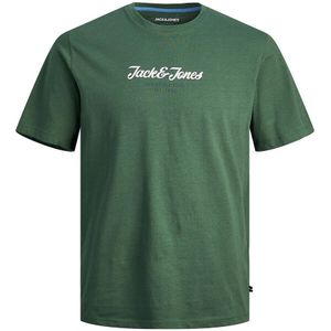 T-shirt met ronde hals en logo JACK & JONES. Katoen materiaal. Maten S. Groen kleur
