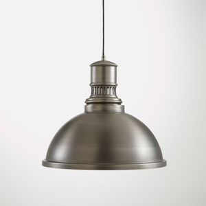 Metalen schaal hanglamp Ø40 cm, Lizia LA REDOUTE INTERIEURS. Metaal materiaal. Maten één maat. Grijs kleur