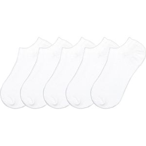 Set van 5 paar sokken LA REDOUTE COLLECTIONS. Katoen materiaal. Maten 35/37. Wit kleur