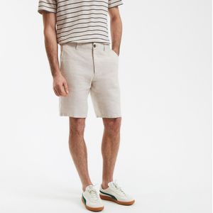 Bermuda in linnen LA REDOUTE COLLECTIONS. Linnen materiaal. Maten 42 FR - 46 EU. Beige kleur