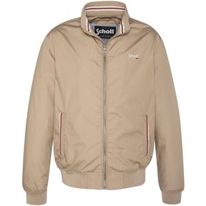 Jasje met rits en opstaande kraag Kenton SCHOTT. Polyester materiaal. Maten M. Beige kleur