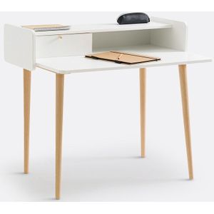 Zag - Kinderbureau - Wit - MDF
