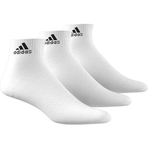 Set van 3 paar gematelasseerde sokken Sportswear adidas Performance. Katoen materiaal. Maten XL+. Wit kleur