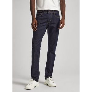 Tapered jeans PEPE JEANS. Katoen materiaal. Maten Maat 32 (US) - Lengte 32. Blauw kleur