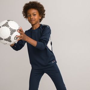 Sport T-shirt met reflecterende details LA REDOUTE COLLECTIONS. Polyester materiaal. Maten 10 jaar - 138 cm. Blauw kleur