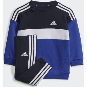 Joggingbroek in molton ADIDAS SPORTSWEAR. Katoen materiaal. Maten 12/18 mnd - 74/81 cm. Blauw kleur