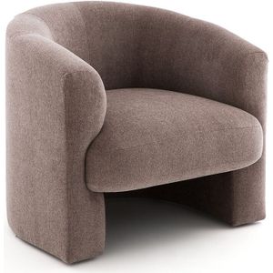 Vintage fauteuil,  Nolami LA REDOUTE INTERIEURS. Polyester materiaal. Maten één maat. Grijs kleur