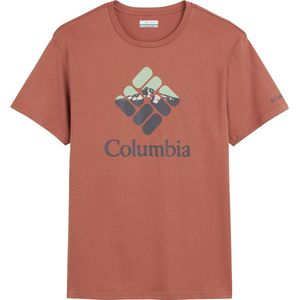 T-shirt met korte mouwen Rapid Ridge COLUMBIA. Katoen materiaal. Maten XL. Kastanje kleur