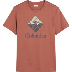T-shirt met korte mouwen Rapid Ridge COLUMBIA. Katoen materiaal. Maten M. Kastanje kleur
