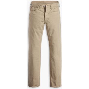 Rechte jeans 501® LEVI'S. Katoen materiaal. Maten Maat 31 (US) - Lengte 32. Beige kleur