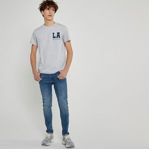 Slim jeans LA REDOUTE COLLECTIONS. Denim materiaal. Maten 14 jaar - 162 cm. Blauw kleur