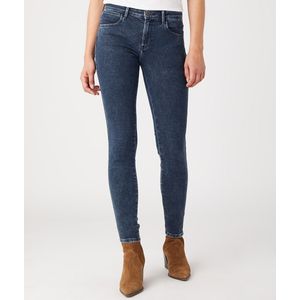 Skinny jeans, standaard taille WRANGLER. Denim materiaal. Maten Maat 29 (US) - Lengte 32. Blauw kleur