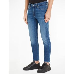 Slim tapered jeans CALVIN KLEIN JEANS. Katoen materiaal. Maten W28 - Lengte 32. Blauw kleur
