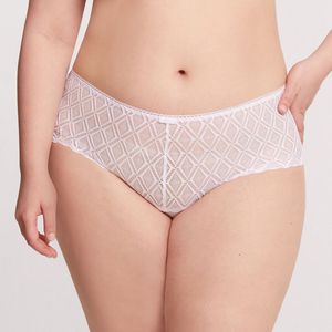 Hoge slip, Amélia BESTFORM. Polyamide materiaal. Maten 46 FR - 44 EU. Wit kleur