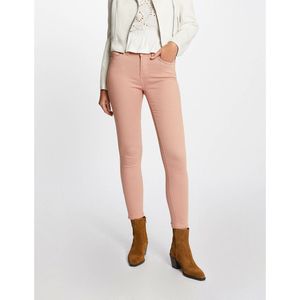 Slim jeans, stretch effect MORGAN. Denim materiaal. Maten 42 FR - 40 EU. Roze kleur