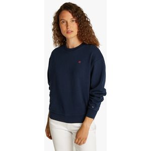Sweater met ronde hals TOMMY HILFIGER. Katoen materiaal. Maten XL. Blauw kleur