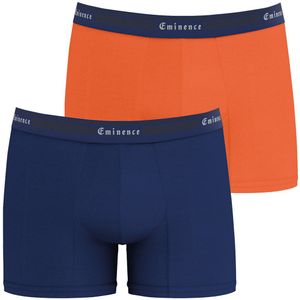 Set van 2 boxershorts Premium Tailor EMINENCE. Katoen materiaal. Maten XXL. Blauw kleur
