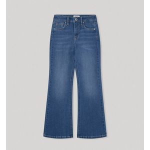 Wijde jeans, hoge taille, Willa PEPE JEANS. Katoen materiaal. Maten 8 jaar - 126 cm. Blauw kleur