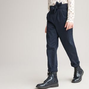 Chino broek LA REDOUTE COLLECTIONS. Katoen materiaal. Maten 7 jaar - 120 cm. Blauw kleur