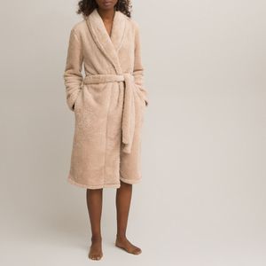 Kamerjas in fleecetricot LA REDOUTE COLLECTIONS. Fleece tricot materiaal. Maten 54/56 FR - 52/54 EU. Beige kleur