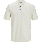 Polo met korte mouwen JACK & JONES. Katoen materiaal. Maten S. Beige kleur