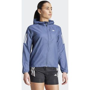 Jas voor running Own The Run adidas Performance. Polyester materiaal. Maten L. Blauw kleur