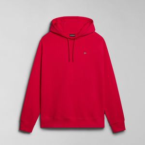 Hoodie Balis NAPAPIJRI. Katoen materiaal. Maten M. Rood kleur