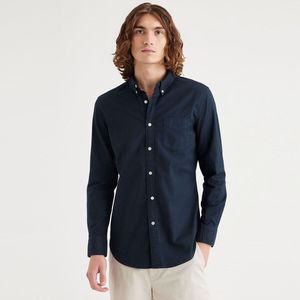 Oxford hemd, stretch DOCKERS. Katoen materiaal. Maten L. Blauw kleur