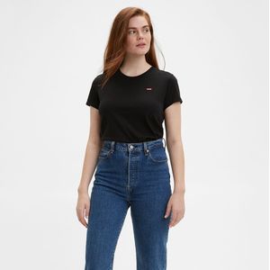 T-shirt Perfect Tee LEVI'S. Katoen materiaal. Maten XXS. Zwart kleur