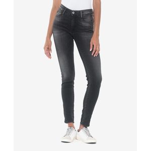 Slim jeans Shac, hoge taille LE TEMPS DES CERISES. Denim materiaal. Maten 28 US - 36 EU. Blauw kleur