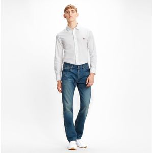 Slim hemd in oxford Housemark LEVI'S. Katoen materiaal. Maten S. Wit kleur