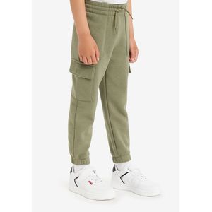 Cargo joggingbroek in molton LEVI'S KIDS. Katoen materiaal. Maten 16 jaar - 174 cm. Groen kleur