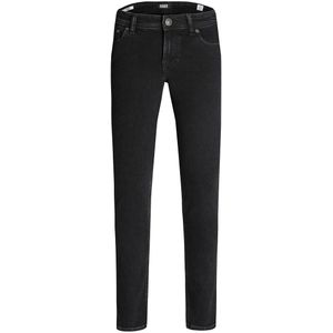Slim jeans JACK & JONES JUNIOR. Katoen materiaal. Maten 10 jaar - 138 cm. Zwart kleur