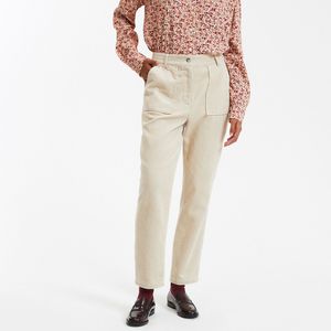 LA REDOUTE COLLECTIONS - Strakke Broek - Ivoor - Katoen