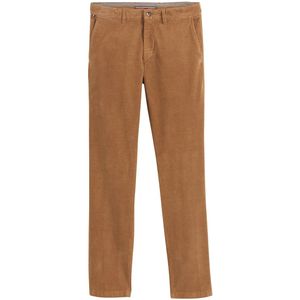 Chino in fluweel Denton TOMMY HILFIGER. Katoen materiaal. Maten Maat 34 (US) - Lengte 32. Kastanje kleur