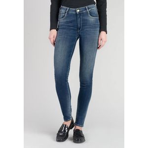 Slim jeans met hoge taille LE TEMPS DES CERISES. Denim materiaal. Maten 31 US - 38/40 EU. Blauw kleur