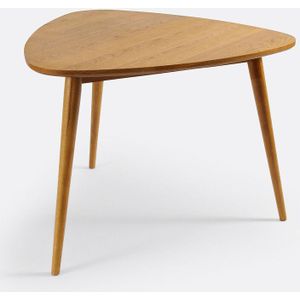 Tafel voor 3 personen in eik, Quilda LA REDOUTE INTERIEURS. Hout materiaal. Maten 3 personen. Beige kleur