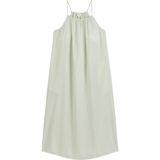 Midi-jurk vichy met smalle schouderbandjes PYKOBOO AMERICAN VINTAGE. Tencel/lyocell materiaal. Maten M. Groen kleur