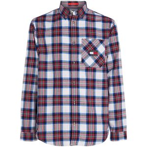 Geruit hemd in flanel TOMMY JEANS. Polyester materiaal. Maten XL. Andere kleur