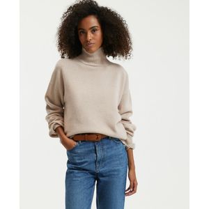 Trui in wol en kasjmier, made in France LA REDOUTE COLLECTIONS. Wol materiaal. Maten XL. Beige kleur