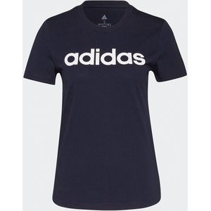 T-Shirt  Loungewear Essentials Slim Logo ADIDAS SPORTSWEAR. Katoen materiaal. Maten S. Blauw kleur