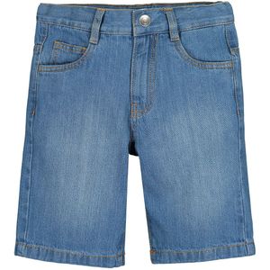 Bermuda in jeans 3-12 jaar LA REDOUTE COLLECTIONS. Denim materiaal. Maten 8 jaar - 126 cm. Blauw kleur