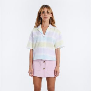 Blouse met brede strepen LILI SIDONIO. Katoen materiaal. Maten XS. Multicolor kleur