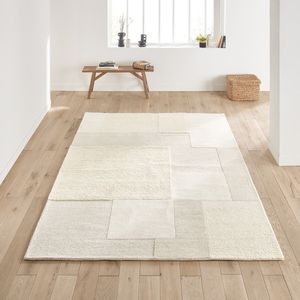 Tapijt in wol, Ilena LA REDOUTE INTERIEURS. Wol materiaal. Maten 160 x 230 cm. Beige kleur