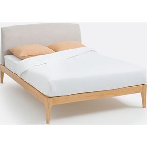 Bed met lattenbodem, Agura LA REDOUTE INTERIEURS. Hout materiaal. Maten 160 x 200 cm. Beige kleur